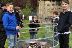 Logie Primary School Parent Council, pupils & former pupils toasted marshmallows to raise funds for the school