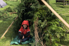 Den-building with Stramash Outdoor Nurseries was a hit with the young (and even the old)