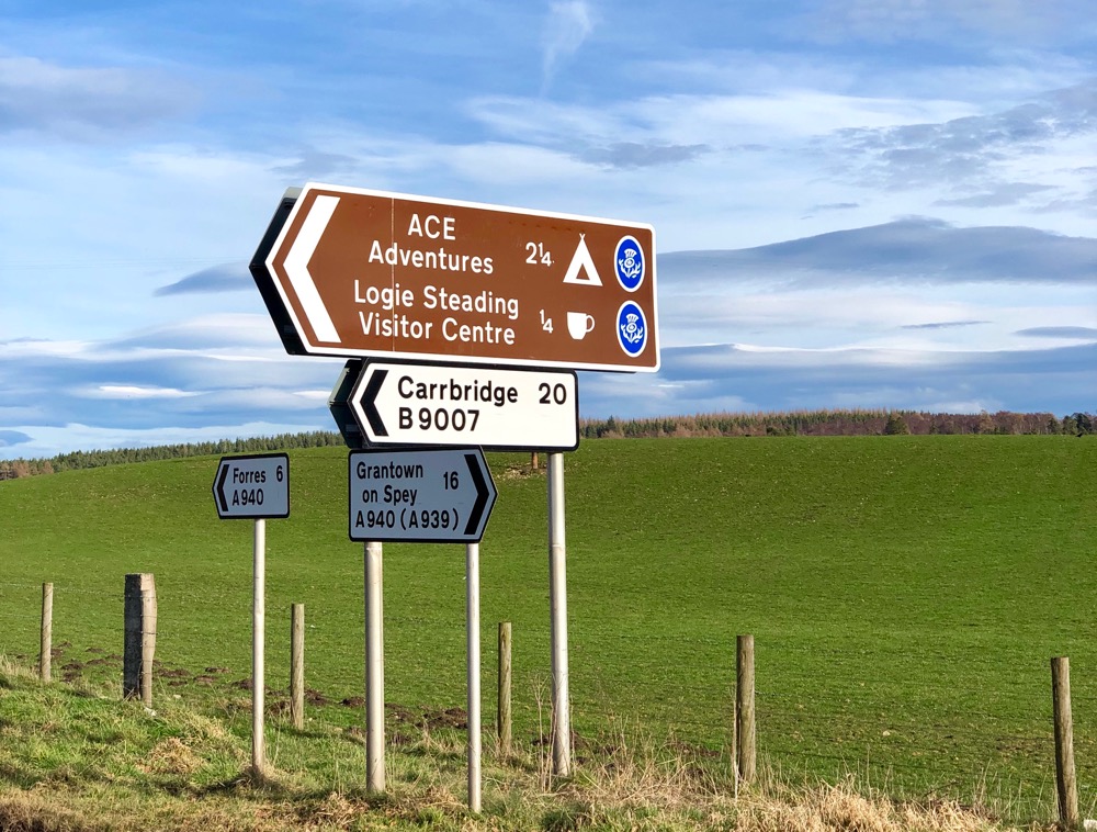 Directions to Logie Steading