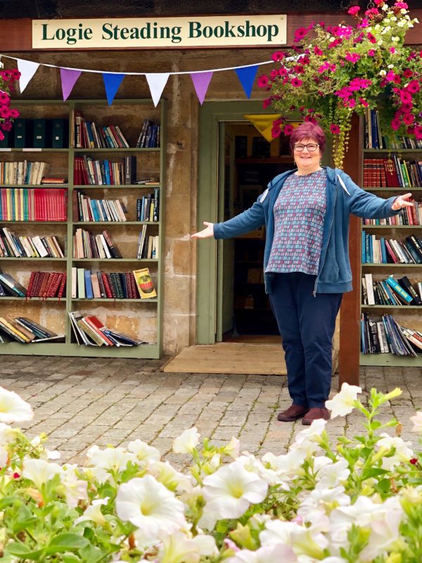 Ruth welcomes you to Logie Steading Bookshop