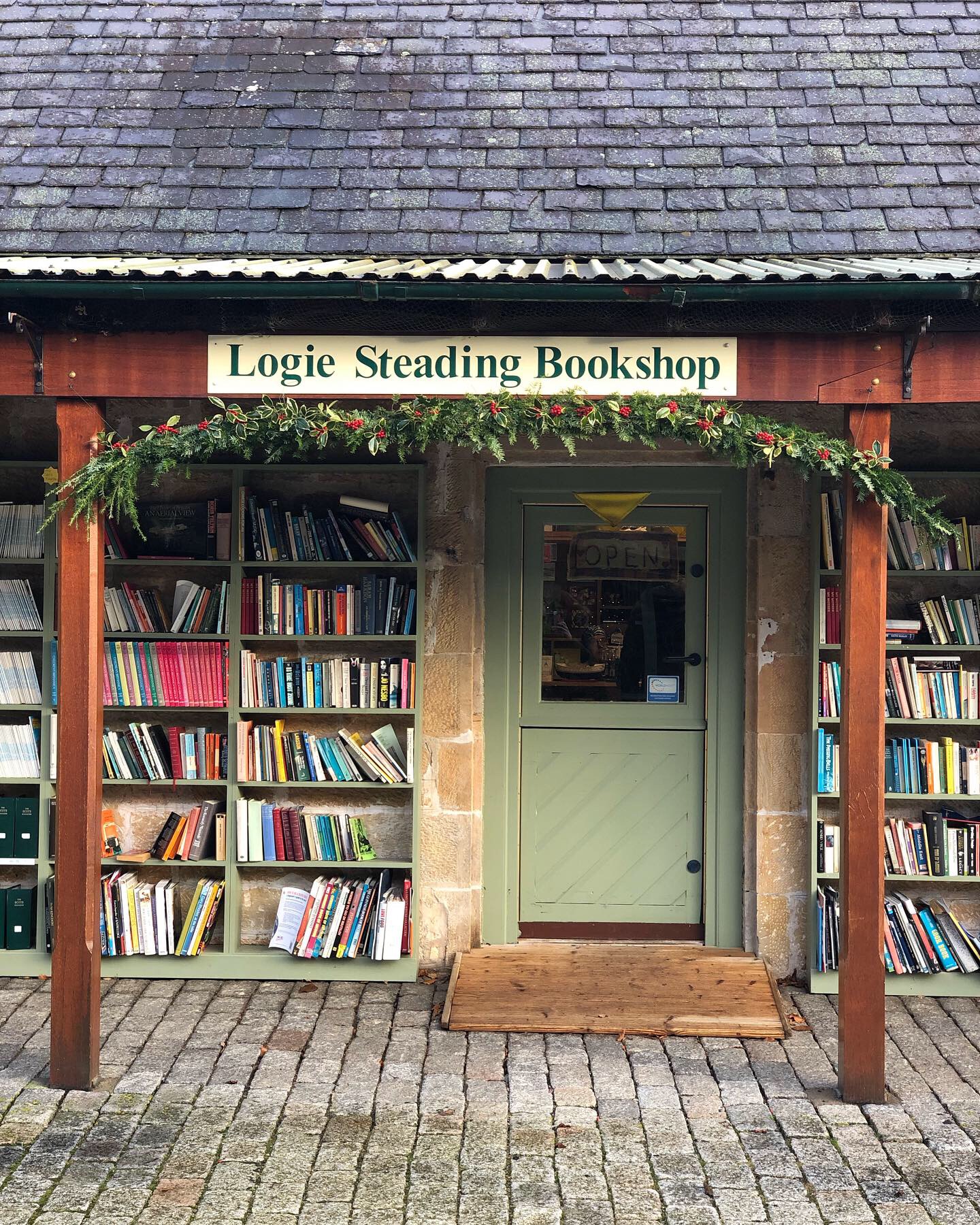 Logie Bookshop at Christmas
