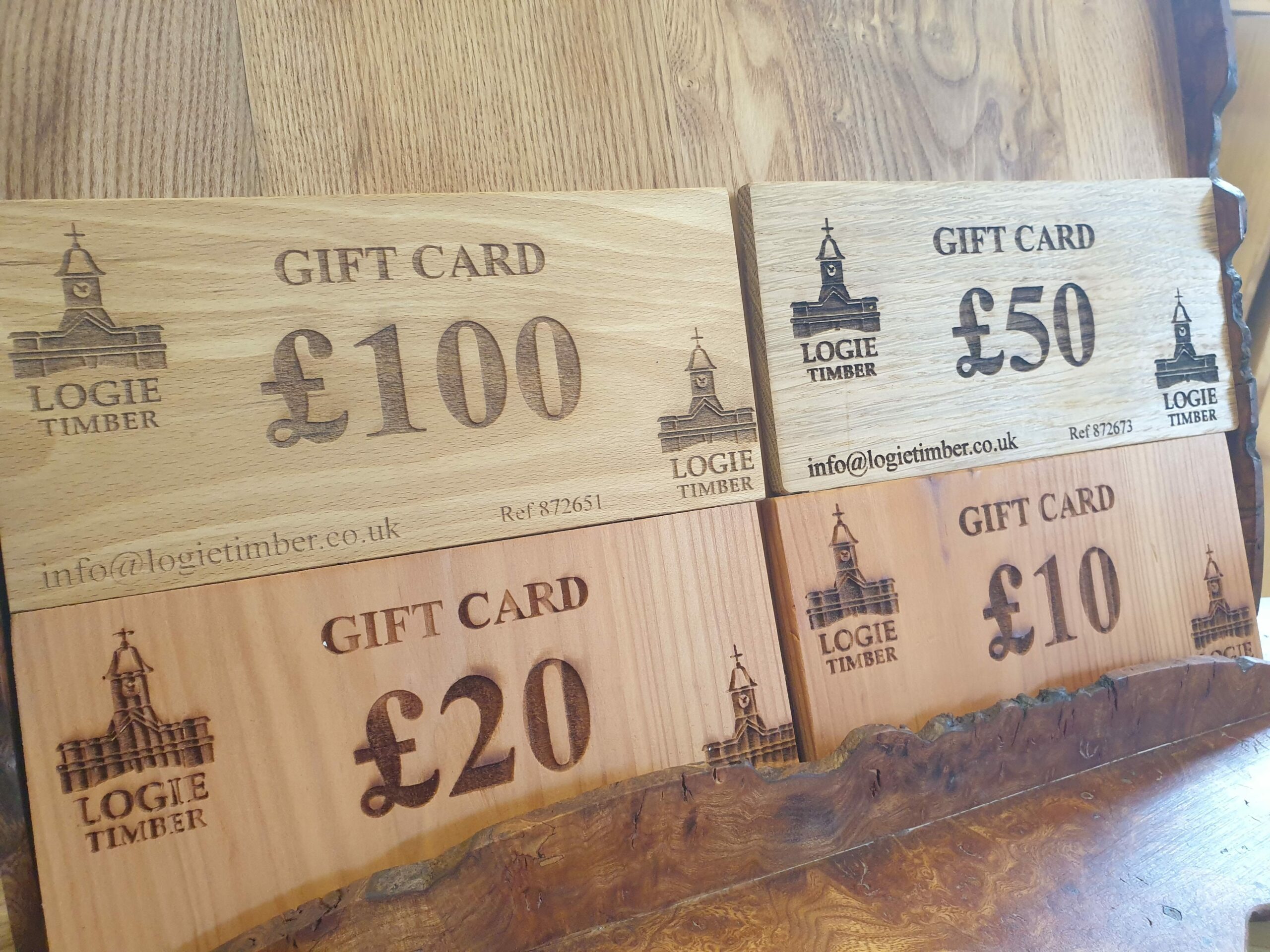 Logie TImber The Board Room Gift Vouchers