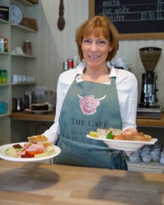 Mags Cairns of The Cafe at Logie Steading