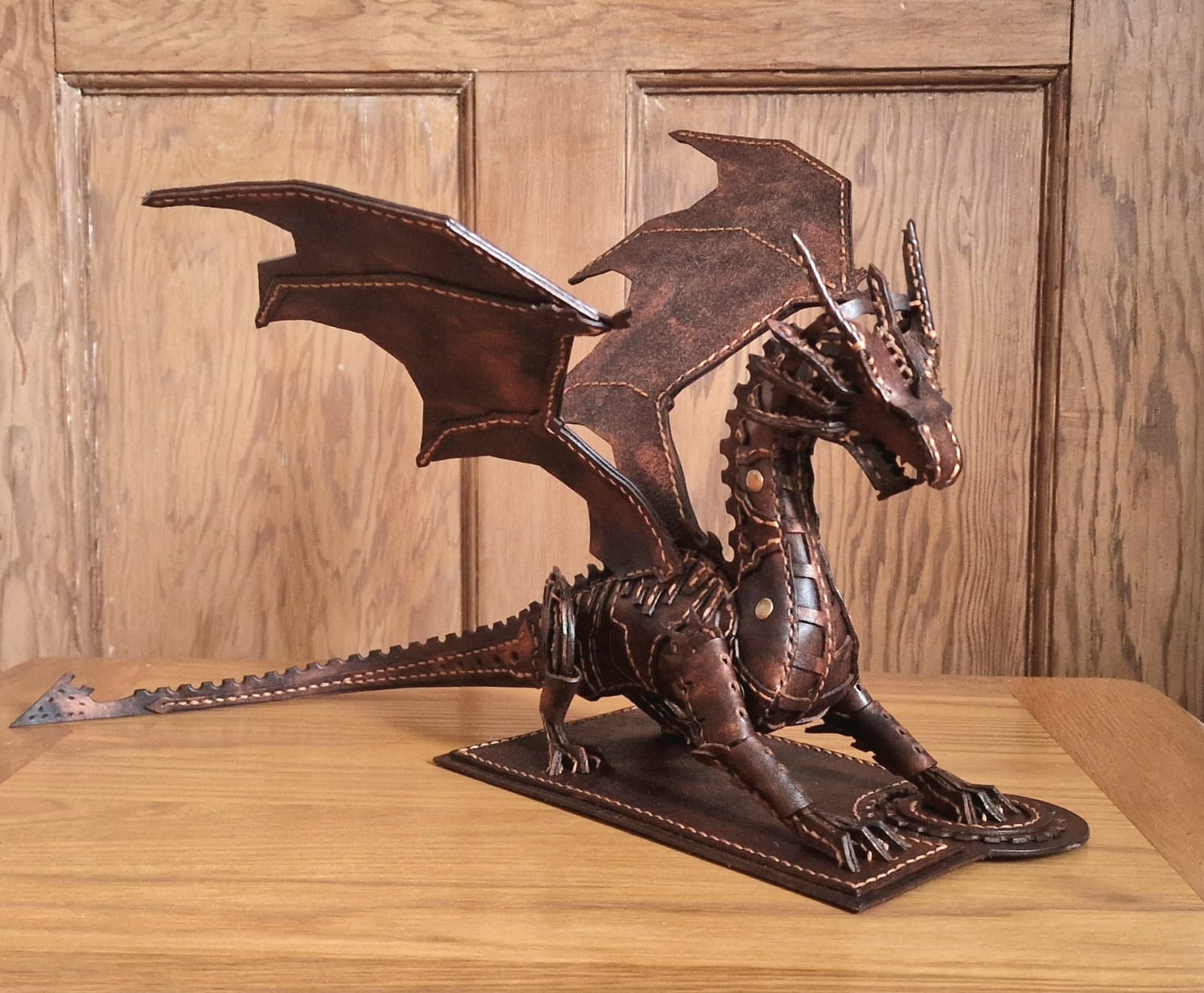 Gail Ruck leather art